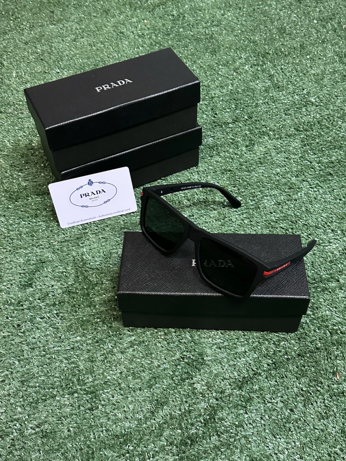 Men’s Black Prada Glasses